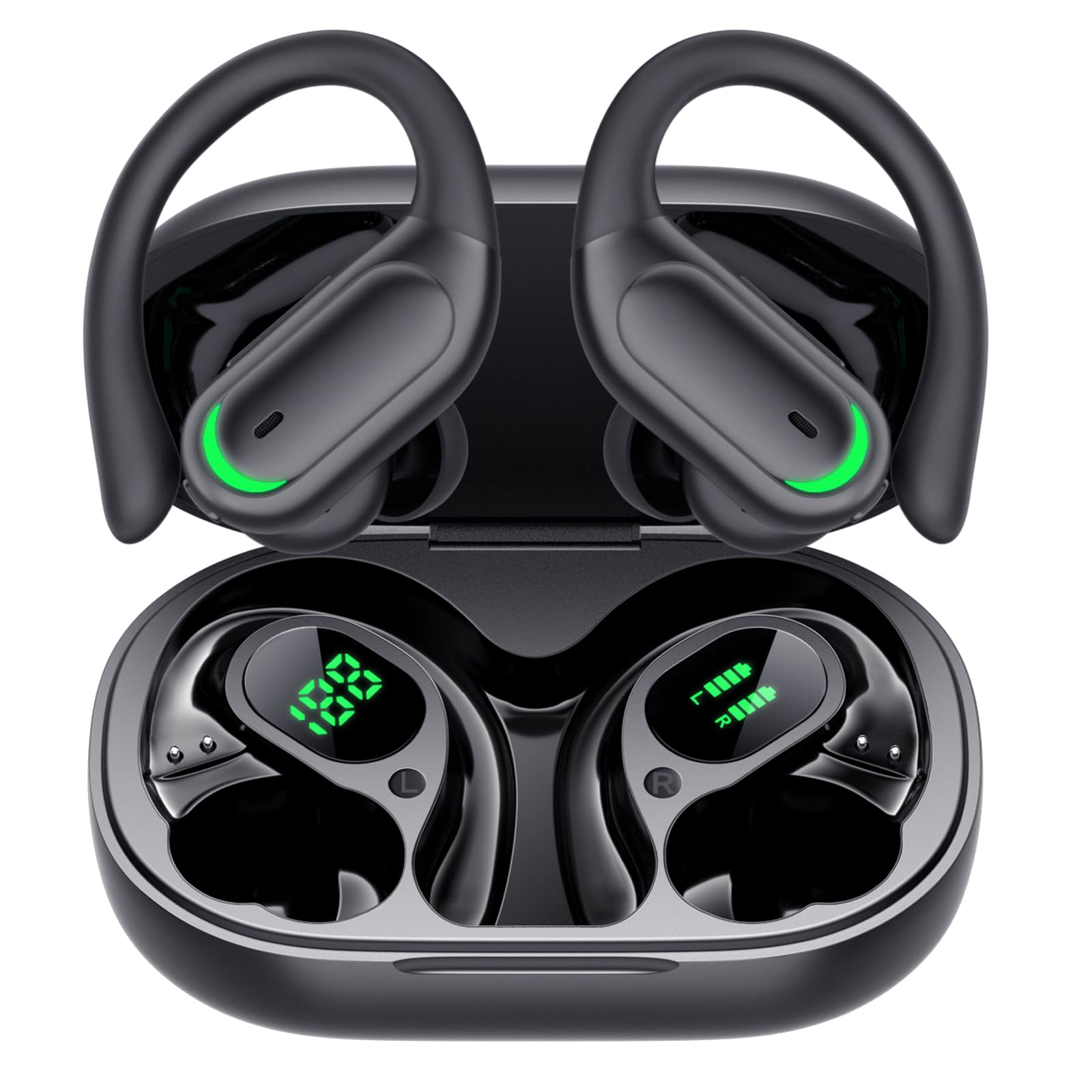 Wireless Sport Headset ワイヤレスイヤホン Amazon.com: Wireless Earbuds Bluetooth 5.4 Headphones, 96hrs